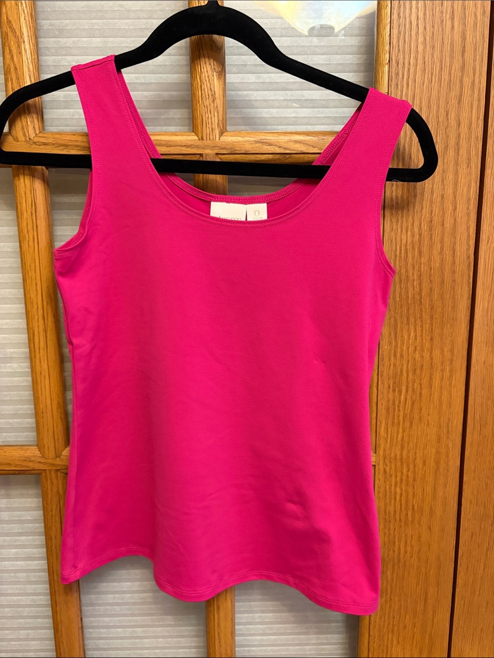 EUC Chico's 0 Pink Tank